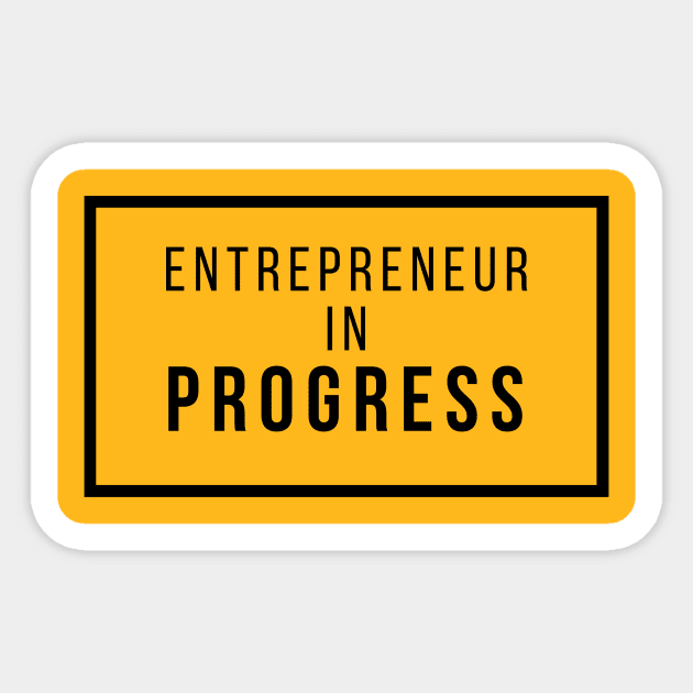 entrepreneur in progress art Sticker by huyammina